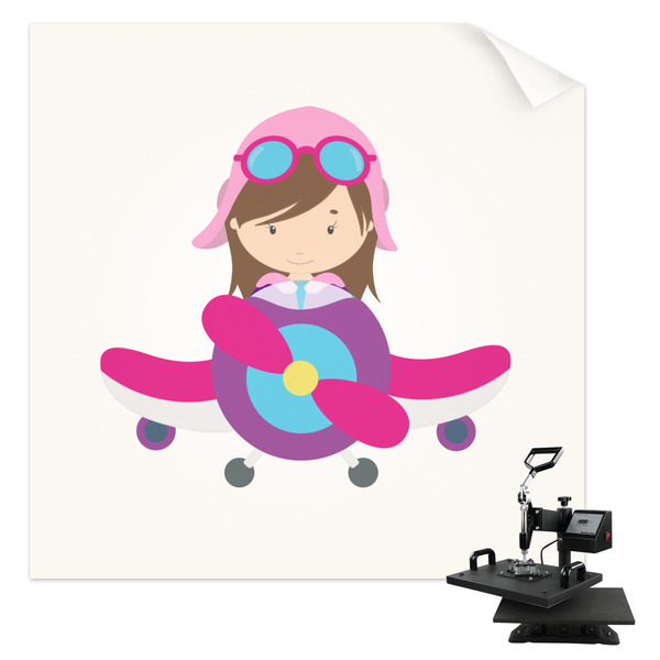 Custom Airplane Theme - for Girls Sublimation Transfer