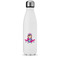Airplane Theme - for Girls Water Bottle - 17 oz. - Stainless Steel - Full Color Printing (Personalized)