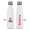 Airplane Theme - for Girls Tapered Water Bottle - Apvl