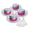 Airplane Theme - for Girls Tea Cup - Set of 4