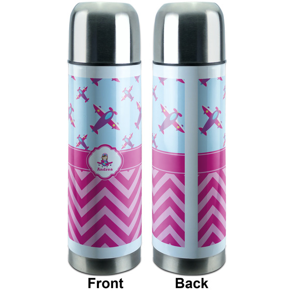 Airplane Theme - for Girls Thermos - Apvl