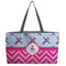 Airplane Theme - for Girls Beach Totes Bag - w/ Black Handles (Personalized)