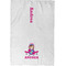 Airplane Theme - for Girls Waffle Towel - Partial Print - Approval Image