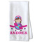 Airplane Theme - for Girls Kitchen Towel - Waffle Weave - Partial Print (Personalized)
