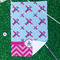 Airplane Theme - for Girls Waffle Weave Golf Towel - In Context
