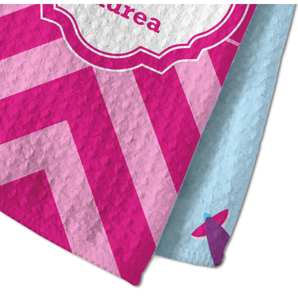 Airplane Theme - for Girls Waffle Weave Towel - Closeup of Material Image