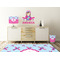 Airplane Theme - for Girls Wall Graphic Decal Wooden Desk
