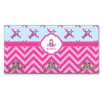 Airplane Theme - for Girls Wall Mounted Coat Rack (Personalized)