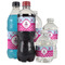 Airplane Theme - for Girls Water Bottle Label - Multiple Bottle Sizes