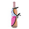 Airplane Theme - for Girls Wine Bottle Apron - DETAIL WITH CLIP ON NECK