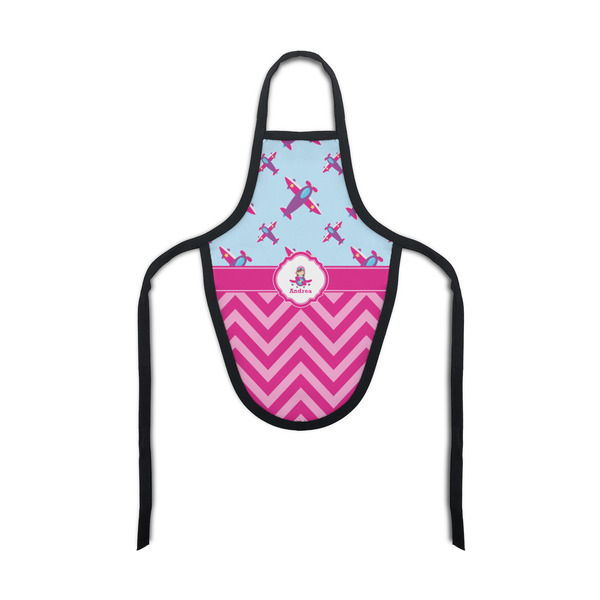 Custom Airplane Theme - for Girls Bottle Apron (Personalized)