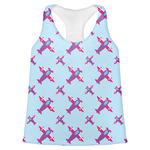 Airplane Theme - for Girls Womens Racerback Tank Top - 2X Large