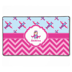 Airplane Theme - for Girls XXL Gaming Mouse Pad - 24" x 14" (Personalized)