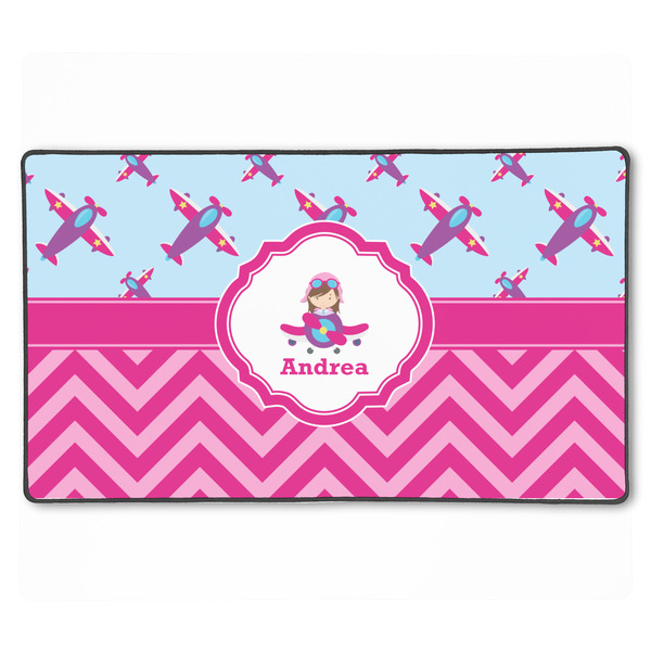 Custom Airplane Theme - for Girls XXL Gaming Mouse Pad - 24" x 14" (Personalized)