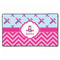 Airplane Theme - for Girls XXL Gaming Mouse Pads - 24" x 14" - FRONT