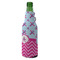 Airplane Theme - for Girls Zipper Bottle Cooler - ANGLE (bottle)
