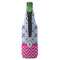 Airplane Theme - for Girls Zipper Bottle Cooler - BACK (bottle)