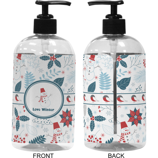 Winter 16 oz Plastic Liquid Dispenser (Approval)