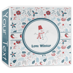 Winter 3-Ring Binder - 3 inch (Personalized)