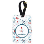 Winter Metal Luggage Tag