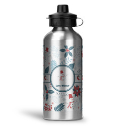 Winter Snowman Water Bottles - 20 oz - Aluminum