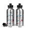 Winter Aluminum Water Bottle - Front and Back
