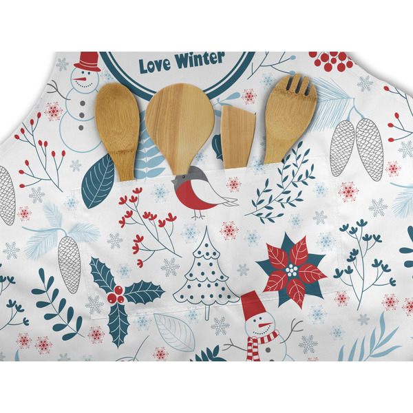 Winter Apron - Pocket Detail with Props