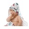 Winter Baby Hooded Towel on Child