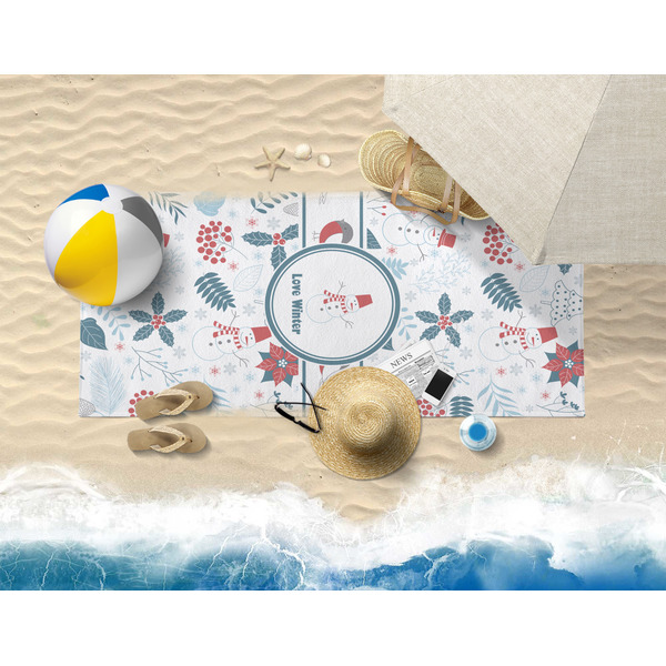 Winter Beach Towel Lifestyle