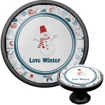 Winter Cabinet Knob (Black) (Personalized)