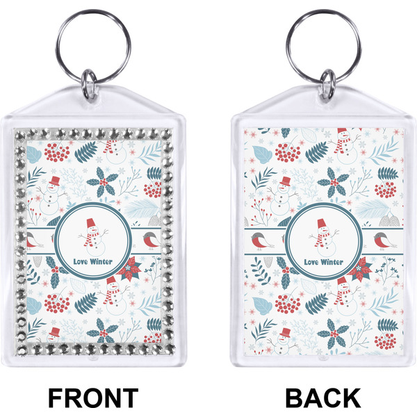 Winter Bling Keychain (Front + Back)