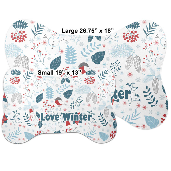 Winter Bone Shaped Mat Comparison