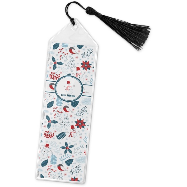 Custom Winter Book Mark w/Tassel (Personalized)