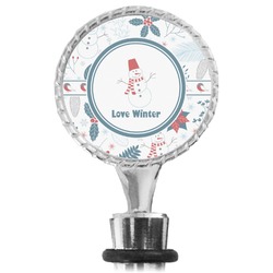 Winter Wine Bottle Stopper (Personalized)