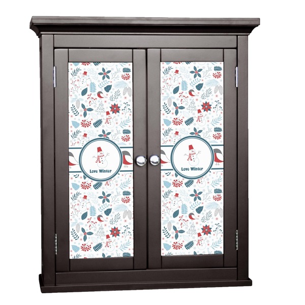 Custom Winter Cabinet Decal - Large (Personalized)