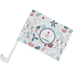 Winter Snowman Car Flag - Small