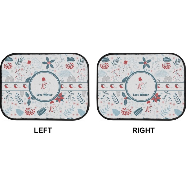 Winter Car Floor Mats (Back Seat) (Approval)