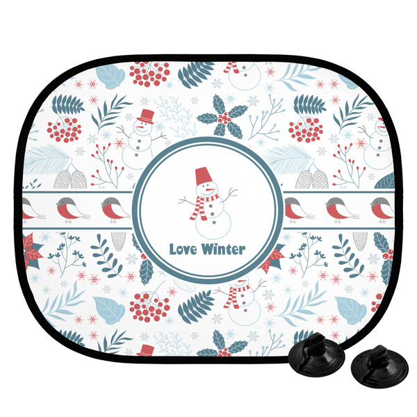 Custom Winter Car Side Window Sun Shade (Personalized)