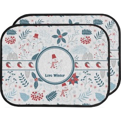Winter Car Floor Mats (Back Seat) (Personalized)