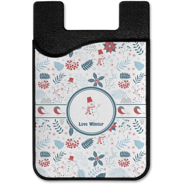 Winter Cell Phone Credit Card Holder