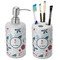 Winter Snowman Ceramic Bathroom Accessories Set