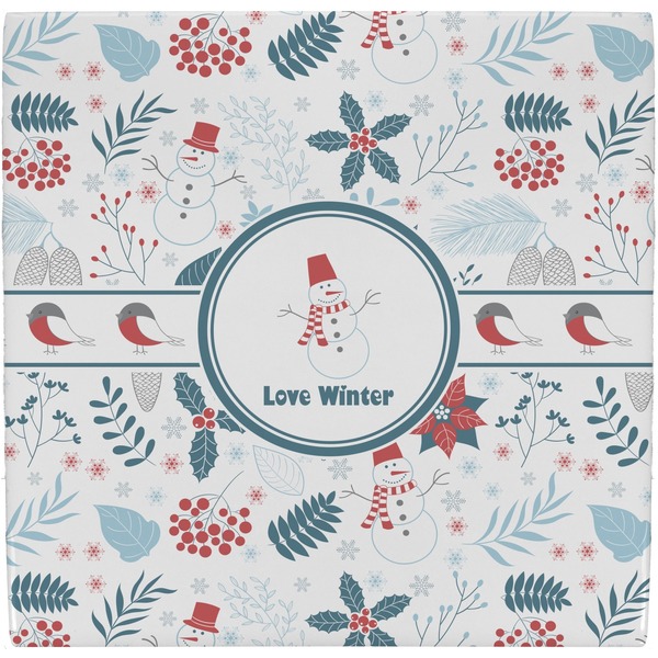 Custom Winter Ceramic Tile Hot Pad (Personalized)