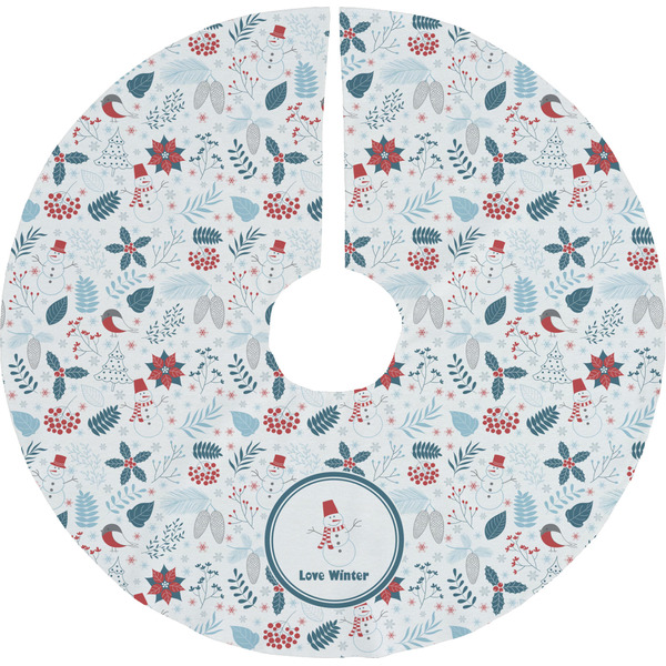 Custom Winter Tree Skirt (Personalized)