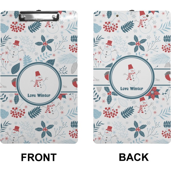 Winter Clipboard (Legal) (Front + Back)