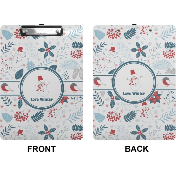Winter Clipboard (Letter) (Front + Back)