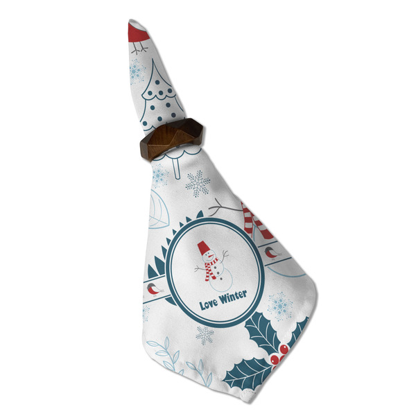 Winter Cloth Napkins - Personalized Dinner (Folded in Ring) (MAIN)