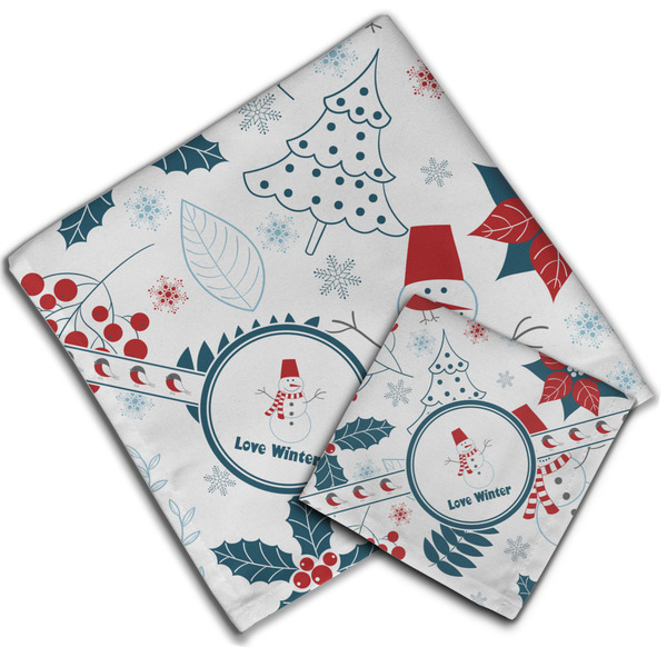 Winter Cloth Napkins - Personalized Lunch & Dinner (PARENT MAIN)