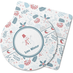 Winter Rubber Backed Coaster (Personalized)