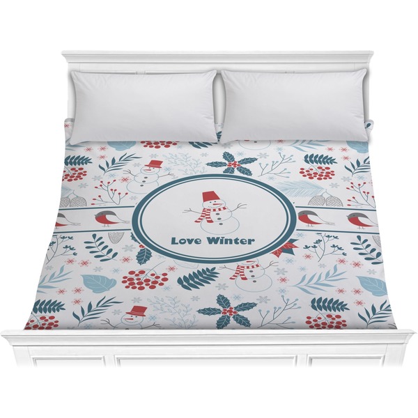 Custom Winter Comforter - King (Personalized)