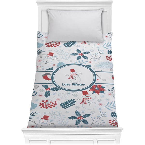 Custom Winter Comforter - Twin (Personalized)